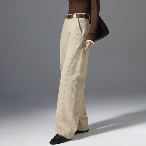 凌丹娜阔腿裤女长裤弯刀镰刀裤