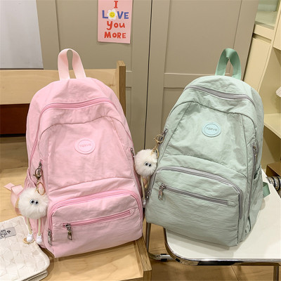 旅游外出男女孩双肩包超轻软背包