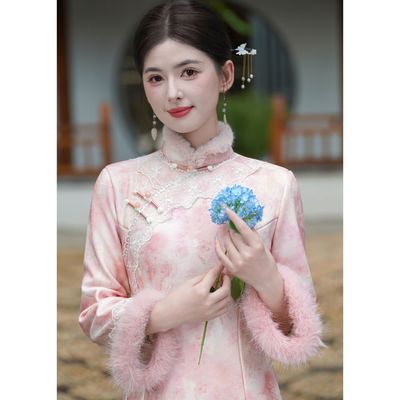 采珊语新中式日常旗袍