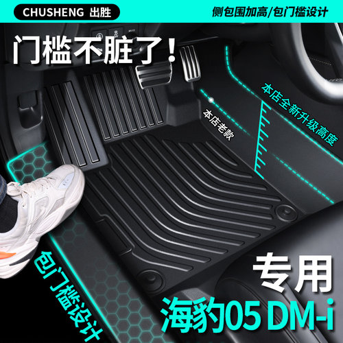 比亚迪海豹05DMi专用汽车TPE脚垫