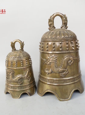 摆件寺庙挂钟风水铜器