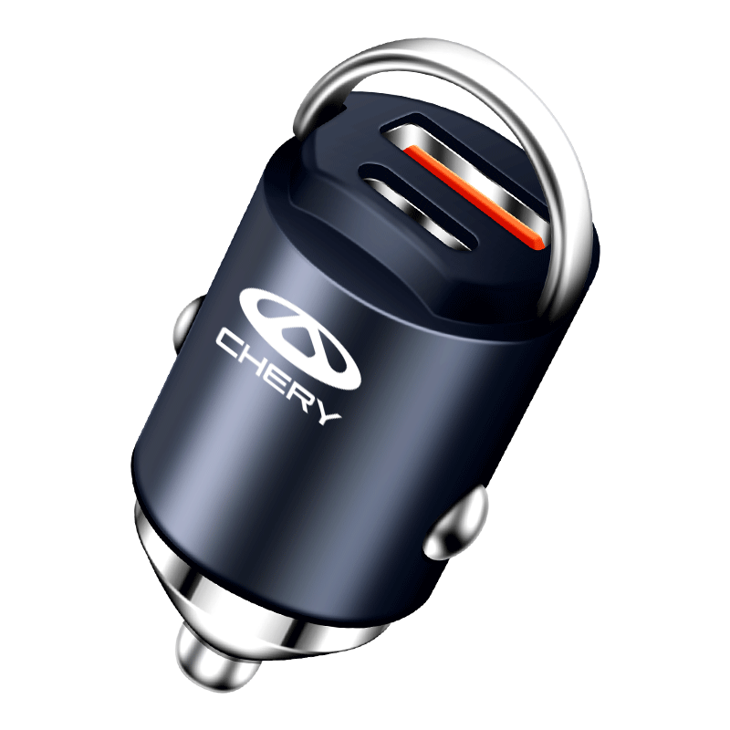 适用奇瑞车载充电器隐藏式快充瑞虎8艾瑞泽5PLUS瑞虎57车充转换头