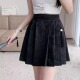 新款 国风百褶半身裙女夏季 高腰A字短裙马面裙子潮 新中式 港味风格