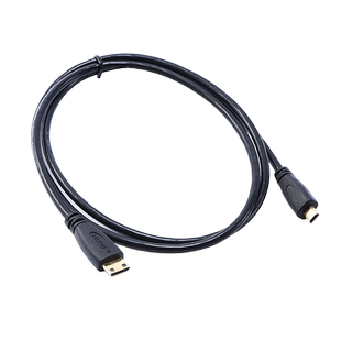 microhdmi转miniHDMI线树莓派主机副屏微型迷你视频转接线高清线