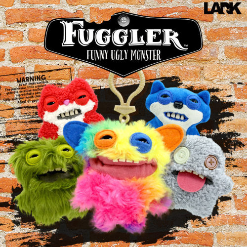 fuggler大牙齿萌牙怪兽挂件放克牙宝丑萌怪物公仔毛绒钥匙扣