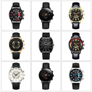 指针手表电子石英表考试专用男士仿真模型道具高仿假名表装饰摆件