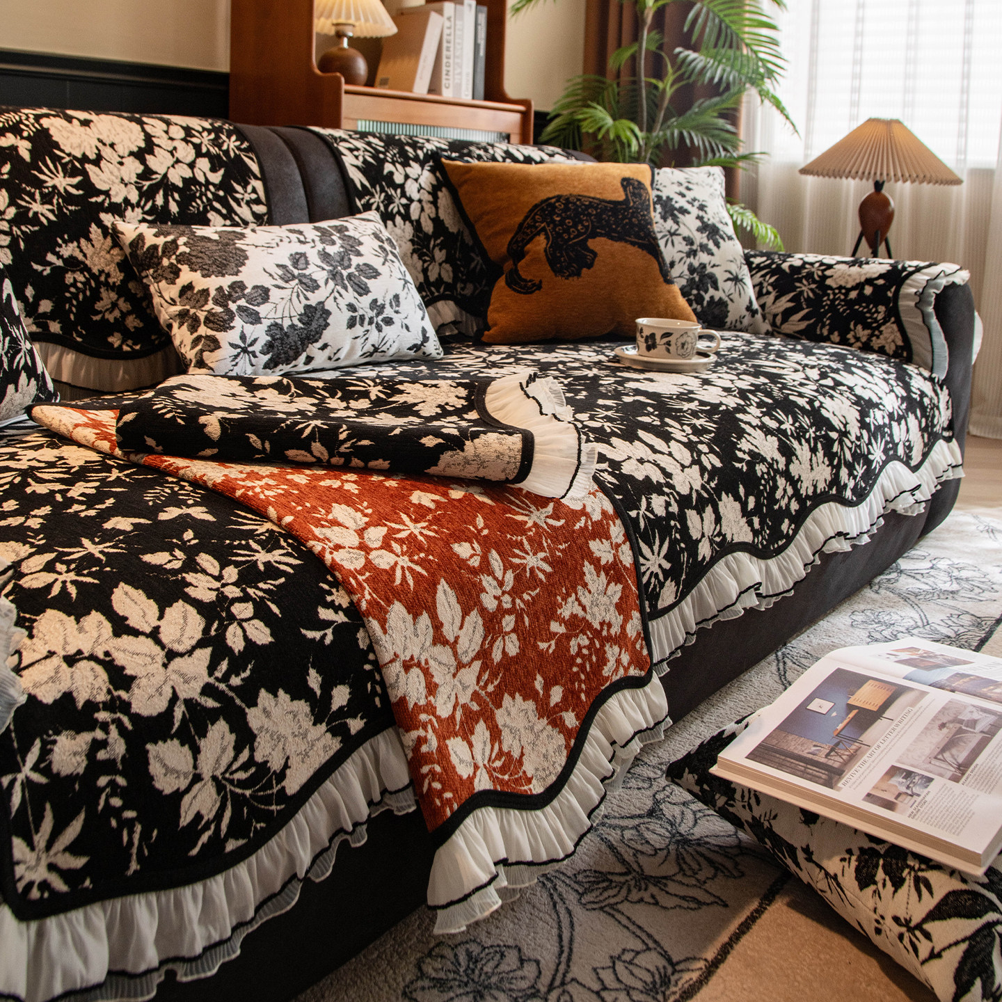 新款异型沙发垫四季通用高级感防滑盖布巾皮沙发专用垫适用芝华仕,居家布艺,沙发垫,淘宝优惠券,粉丝福利购,淘宝优惠卷