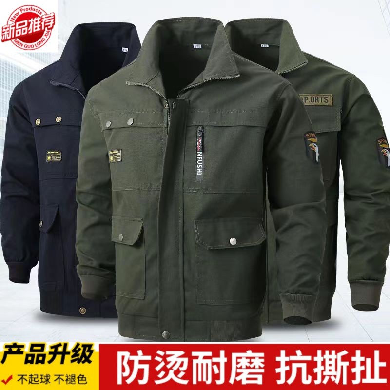 翻领春秋休闲防烫耐磨夹克上衣