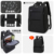 Classic Black with Black Small Backpack, Large Single Compartment Regular Version