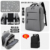 Fashionable Gray, Large Size, Dual Compartment Standard Edition, Comes with a Small Black Backpack[223]