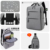 Fashionable Grey with Dark Grey Chest Bag - Large Single Compartment Upgraded Version