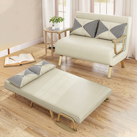 可折叠沙发床两用懒人沙发单双人伸缩床阳台午休床网红奶油风沙发