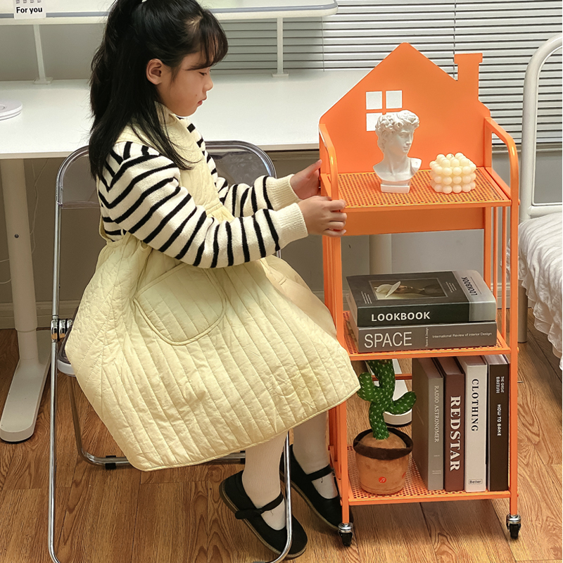 传家红儿童小房子书架