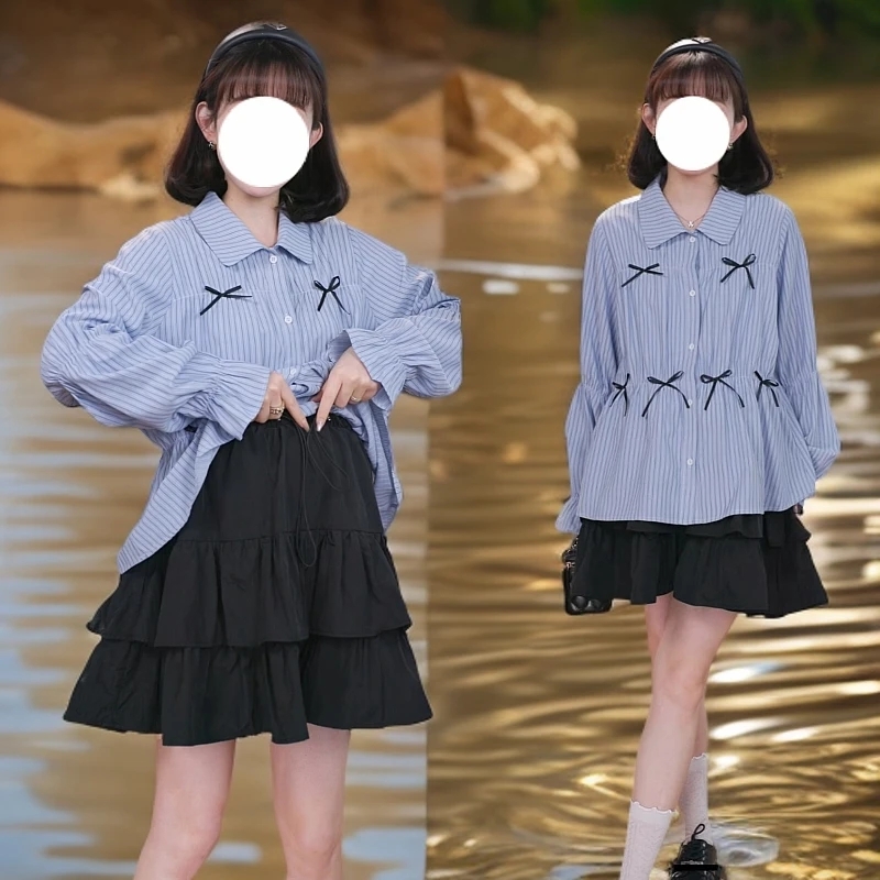 2025夏季孕婦襯衫兩件套設計感