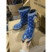 套鞋 雨鞋 水鞋 女韩国时尚 2025春夏季 可爱碎花滑橡胶雨靴胶鞋 包邮