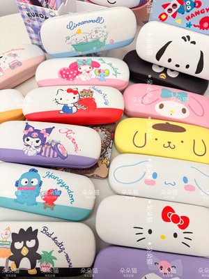 卡通眼睛盒子ins墨镜学生收纳