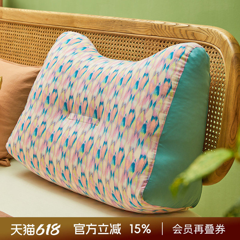 阳春小镇多功能靠枕床头抱枕飘窗沙发卧室护腰孕妇背垫腰枕可拆洗