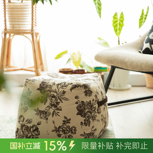 凳客厅家用门口脚踏凳小矮凳坐墩 阳春小镇沙发放脚凳踩脚手提换鞋