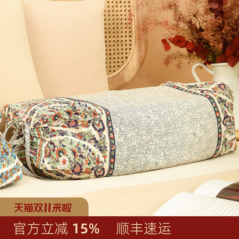 阳春小镇全填充荞麦壳枕头多功能家用成人中式颈调节枕睡眠睡觉