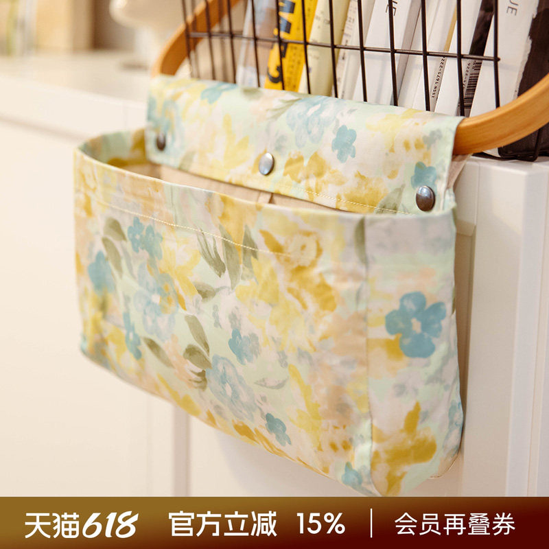 阳春小镇布艺挂墙式收纳挂袋墙壁墙上门后悬挂置物兜壁挂包包神器