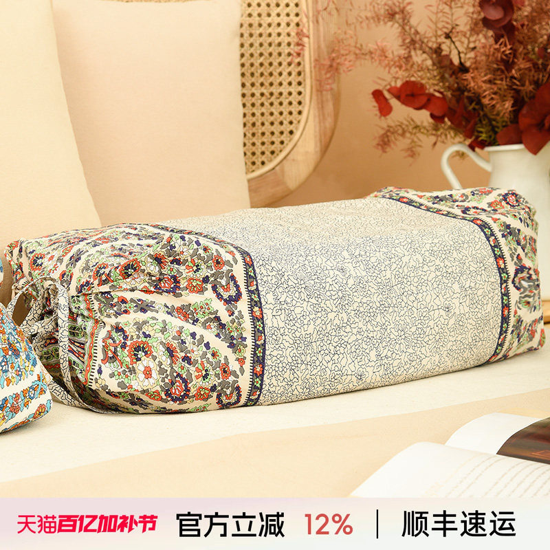 阳春小镇全填充荞麦壳枕头多功能家用成人中式颈调节枕睡眠睡觉
