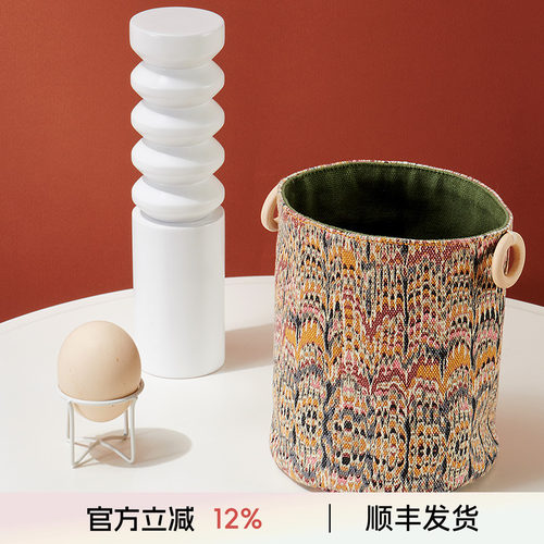 阳春小镇桌边收纳袋帆布可水洗