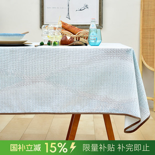 餐桌布新 阳春小镇桌布加厚桌布纯棉台布家用餐桌布长方形桌布美式