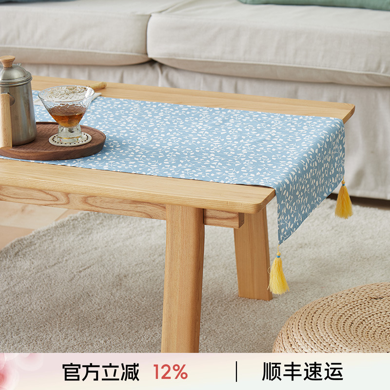 日式餐桌布阳春小镇耐用不掉色