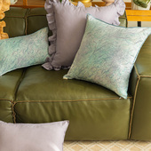 阳春小镇靠包抱枕沙发客厅软包轻奢方形复古靠枕腰枕高级感定制