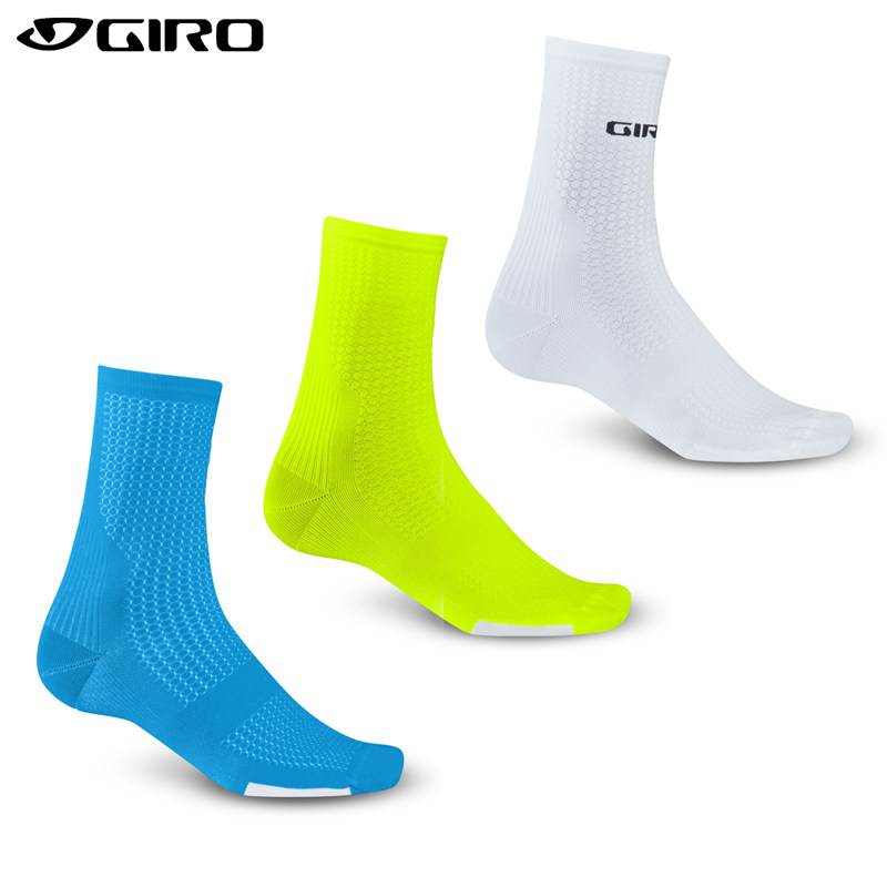 美国Giro HRc Team 公路车运动吸汗透气抗菌弹性骑行袜长袜