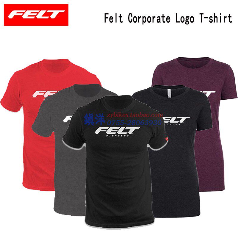 美国FELT Felt Corporate Logo T-shirt 自行车棉质品牌圆领T恤