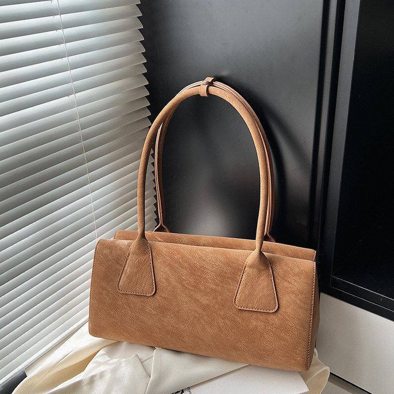 冬季新款潮韩版小众复古洋气法棍包休闲大容量手提单肩腋下包,箱包皮具/热销女包/男包,通用款女包,淘宝优惠券,粉丝福利购,淘宝优惠卷