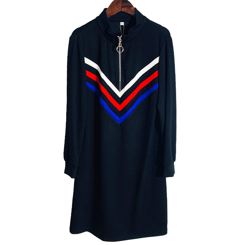 蓝贝紫20-LC613艾薇儿20-AC1613秋季2020新款时尚连衣裙