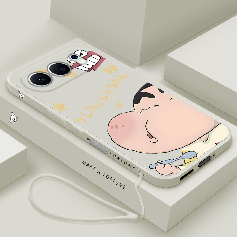 适用荣耀500手机壳新品华为honor500pro液态硅胶软壳MEP-AN00镜头全包防摔保护套MEY男女生卡通时尚外壳小新