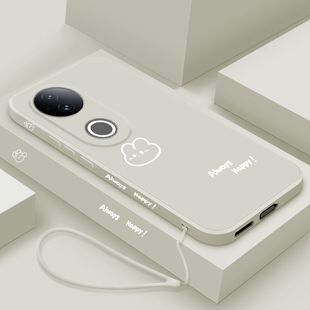 适用vivos20手机壳新款vivo s20pro液态硅胶保护套por镜头全包防摔pr0超薄软壳viv0男女生s20网红卡通开心兔