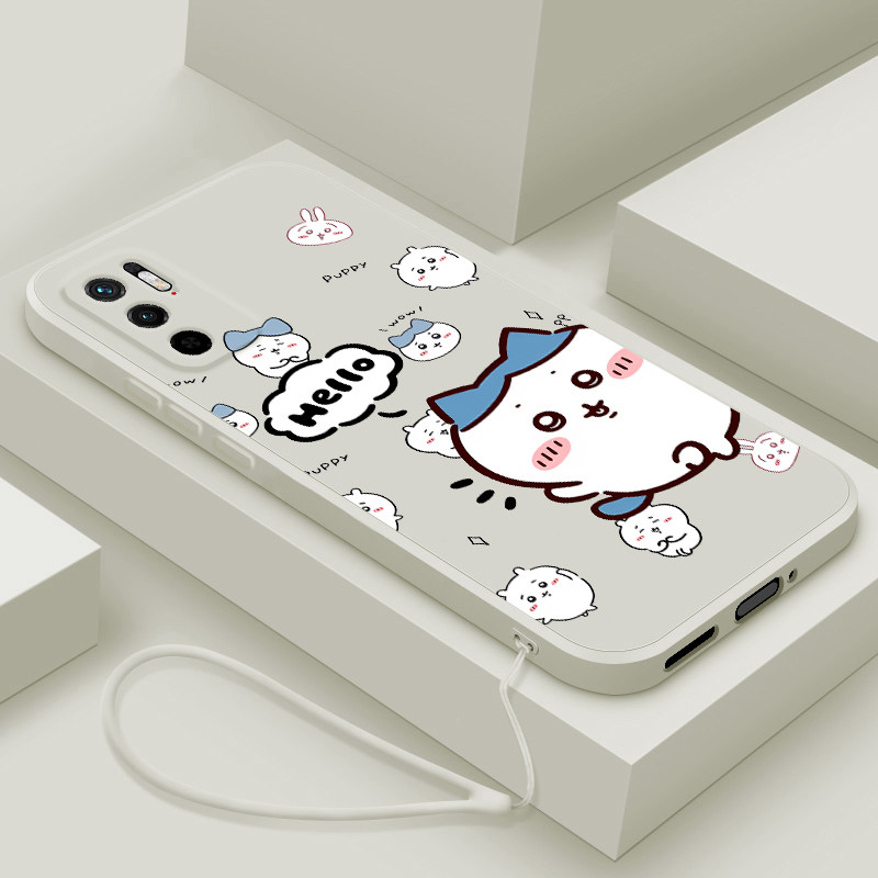 适用红米note10pro手机壳新款小米redmiNote10液态硅胶保护套note9镜头全包8防摔7软壳5G男女生创意卡通跳舞