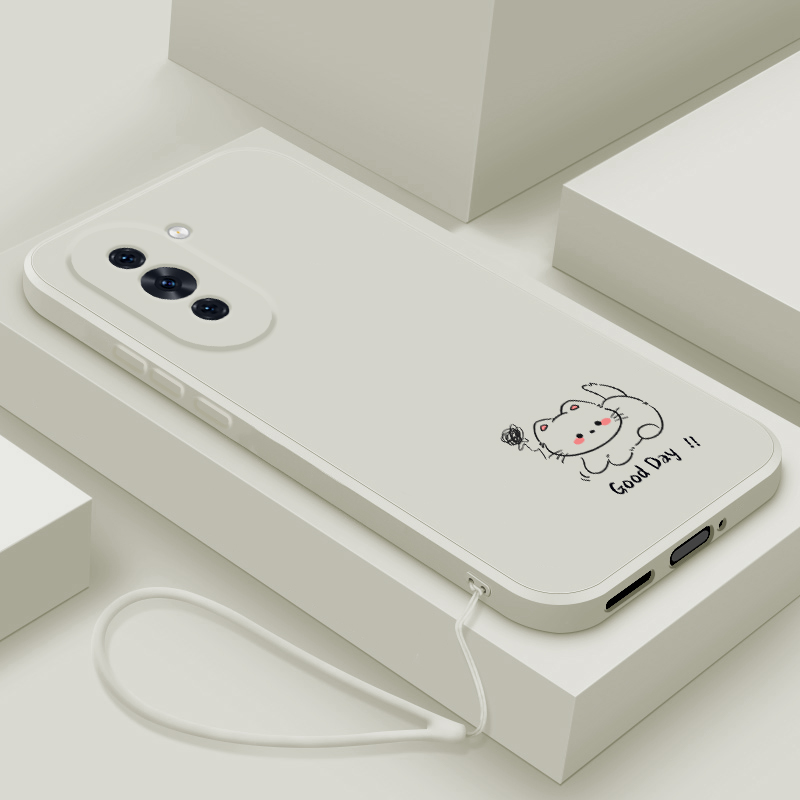 适用华为智选hi nova10手机壳新款中邮HI nova10pro液态硅胶保护套hinova10se镜头全包防摔软壳女生卡通小狗
