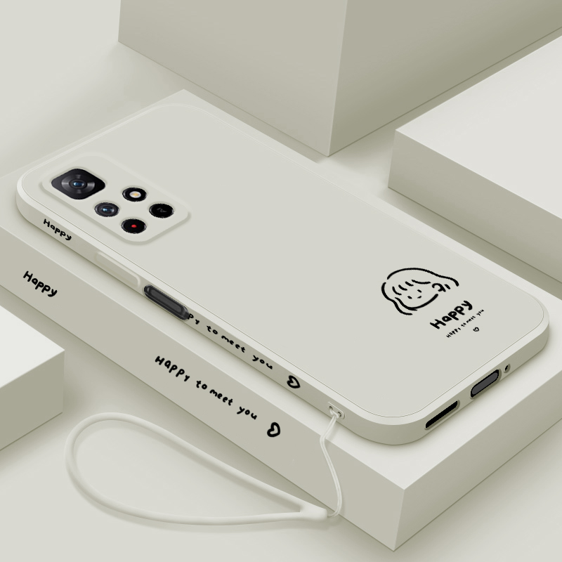 适用红米note11pro+手机壳新款小米RedemiNote11液态硅胶5G软壳11E全包11R防摔11Tpro男女情侣11se保护套女孩