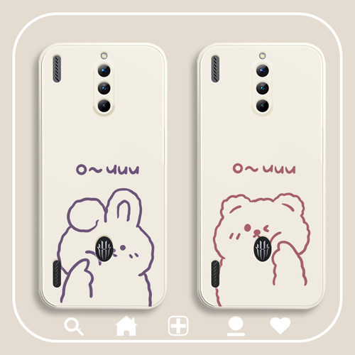 简约ou小兔熊可爱手机壳
