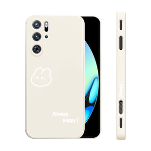 适用红魔9pro手机壳游戏9pro+努比亚8spro液态硅胶保护套8spro+镜头全包NX769J防摔软壳NX729J简约外壳开心兔