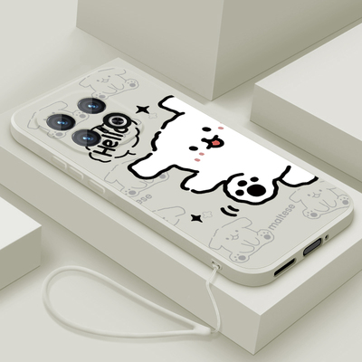 适用iqoo13手机壳新款vivo iqoo13液态硅胶保护套iq0013镜头全包防摔软壳V2408A男女生创意卡通可爱外壳hello