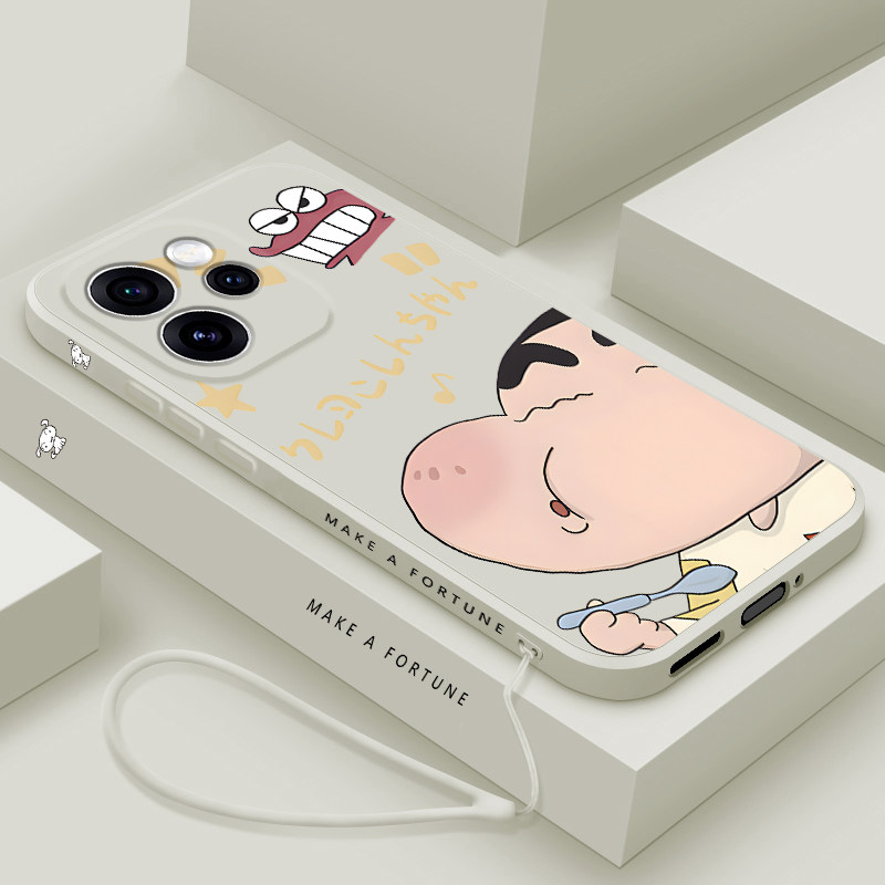 适用opporeno15手机壳新款oppo reno15pro液态硅胶软壳reno15c镜头全包防摔保护套潮男女生网红创意卡通小新