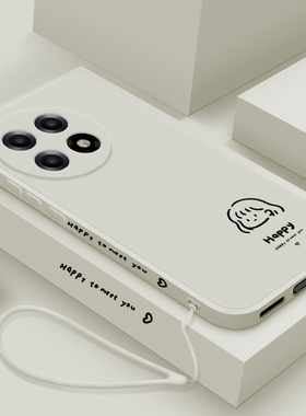 适用一加Ace5手机壳新款oneplusAce5pro液态硅胶软壳1+ace5镜头全包防摔保护套por男女情侣款pr0网红卡通女孩