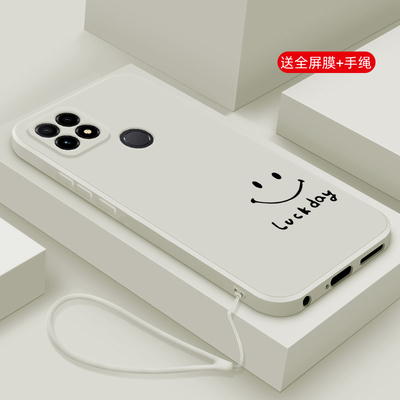 适用华为智选NZONES7pro+手机壳新款s7液态硅胶软壳nzones50pro镜头全包雷鸟FF1防摔保护套男女创意网红笑脸