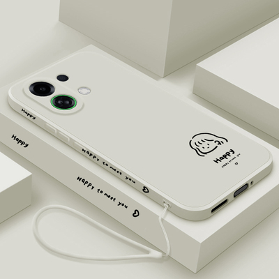 适用oppoK13turbo手机壳新款k13turbopro液态硅胶软壳pr0镜头全包防摔超薄保护套oppo男女情侣5G卡通可爱女孩