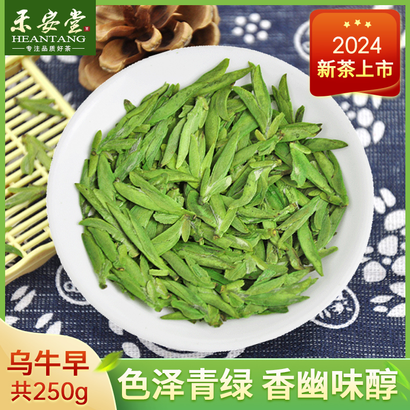 龙井2024新茶叶自己喝禾安堂特级乌牛早绿茶明前官方旗舰店共250g