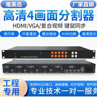 唯美迅hdmiBNCvga四畫面分割器