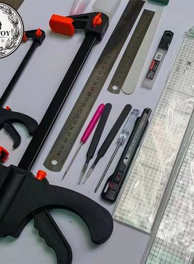 diy小屋娃娃屋摆件手工制作材料包模型白膜素体木工处理工具集