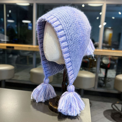 毛线帽出游可爱女秋冬