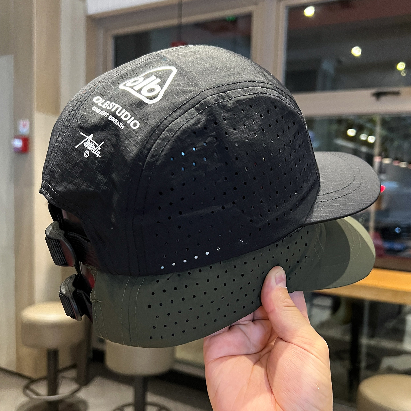 户外运动跑步遮阳棒球帽夏季速干网眼透气短檐帽子男女潮牌鸭舌帽